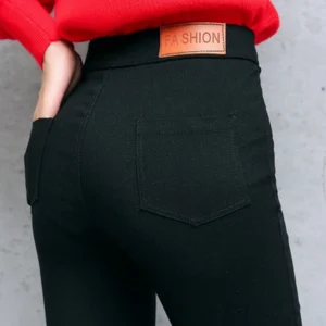 Women Stretchy Skinny Jeans for Short Petite Pull-On Casual Ease Comfort Tummy Control 3XS XXS  2XL 3XL Plus Black Stretch Pants