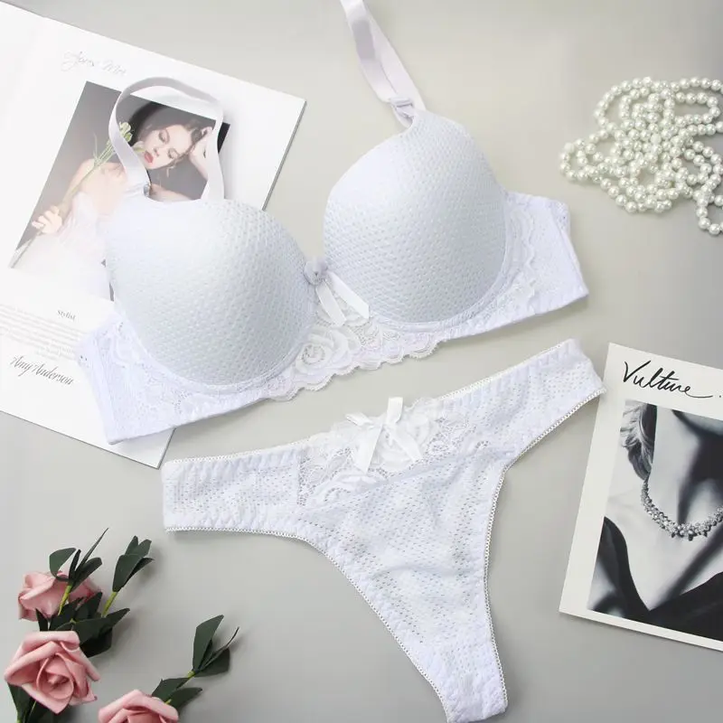 DAINAFANG 6 Colors Brassiere Sexy Lace Lingerie Comfortable Crop Top Female Underwear Women Underwire Push Up Bra Sets - Image 5