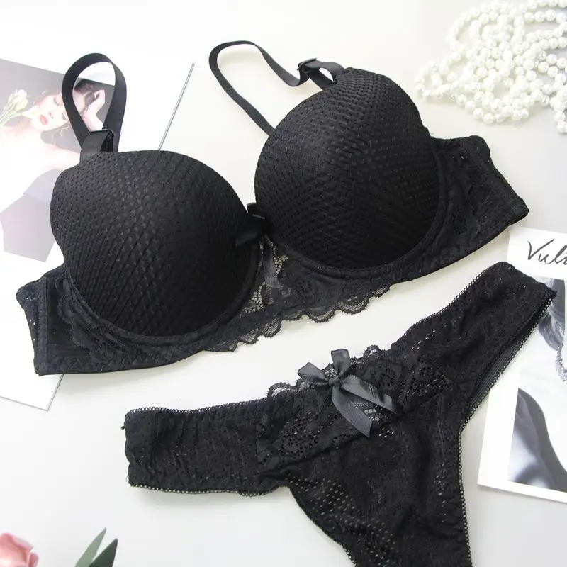DAINAFANG 6 Colors Brassiere Sexy Lace Lingerie Comfortable Crop Top Female Underwear Women Underwire Push Up Bra Sets - Image 4