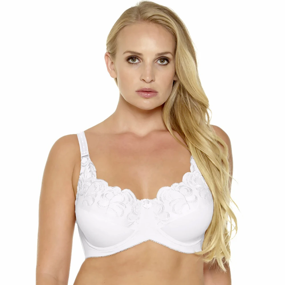 Mierside 1053A Plus Size Bra No-padded Lingerie Large Size Bralette Underwear For Women With Underwire 36-46 C/D/DD/DDD/E/F/G - Image 4