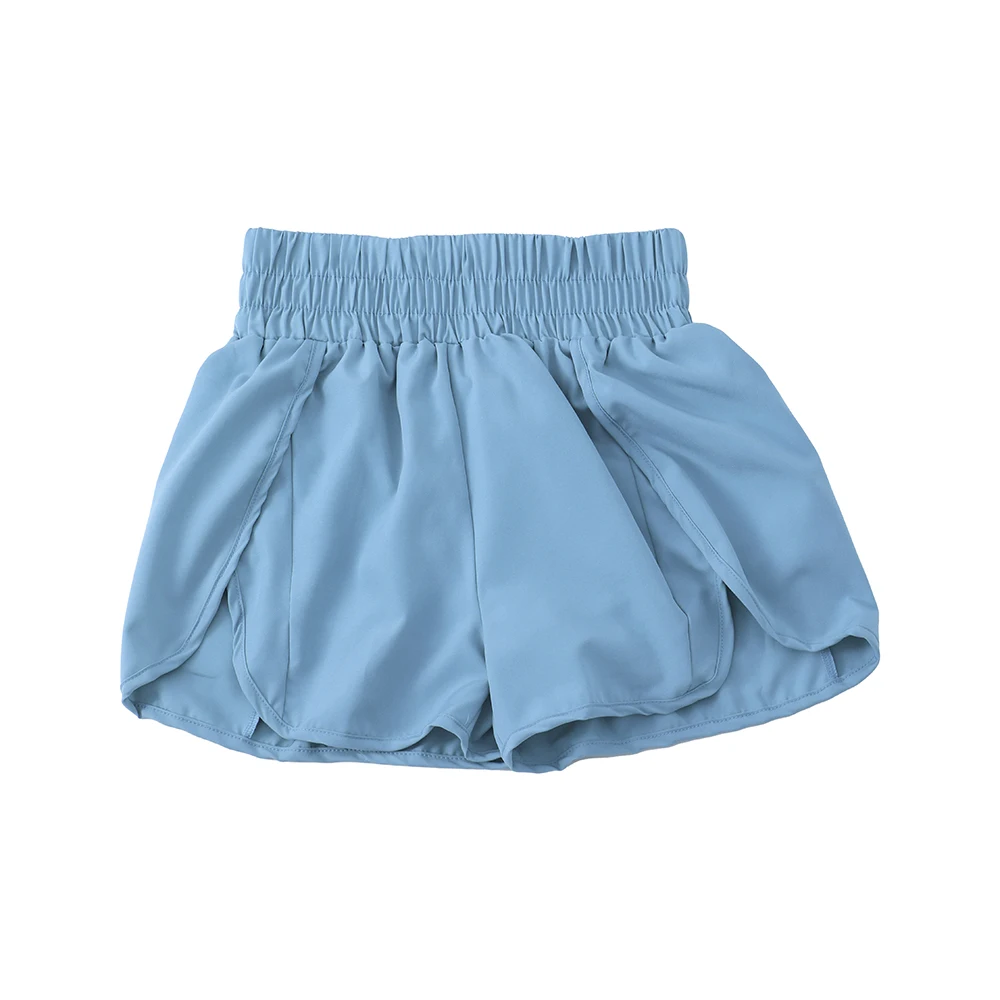 Women's Athletic Shorts High Waisted Running Shorts Pocket Sporty Short Gym Elastic Workout Shorts Quick Dry - Image 2