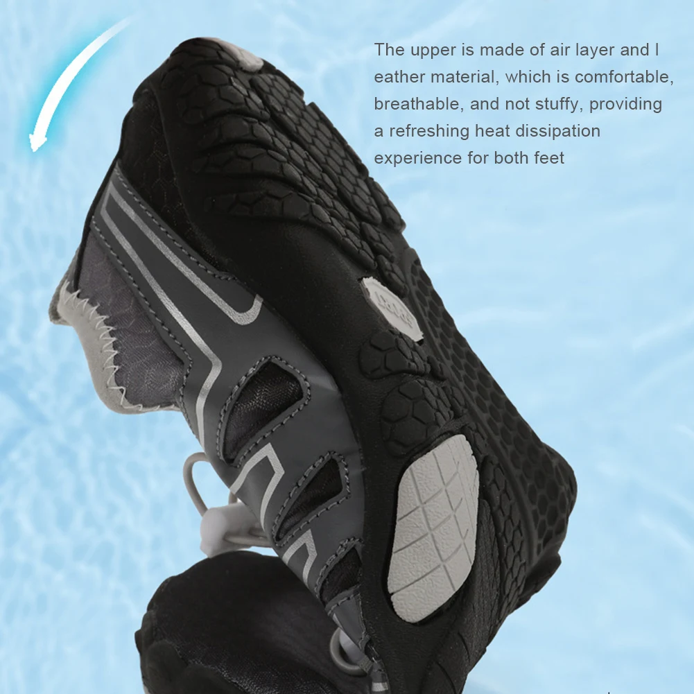 Water Shoes Lightweight Aqua Shoes Quick Dry Diving Sneakers Non-slip Ergonomic Hiking Shoes Breathable for Outdoor Beach - Image 4