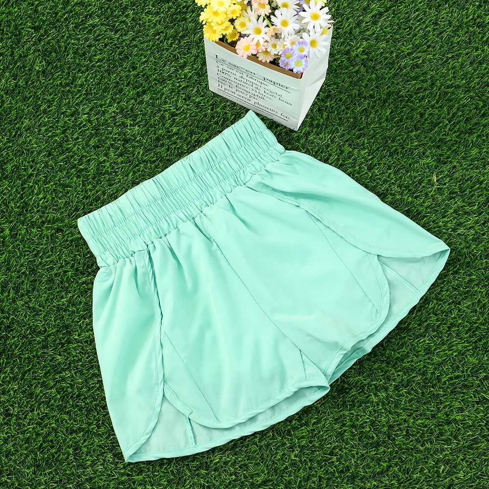 Women's Athletic Shorts High Waisted Running Shorts Pocket Sporty Short Gym Elastic Workout Shorts Quick Dry - Image 3