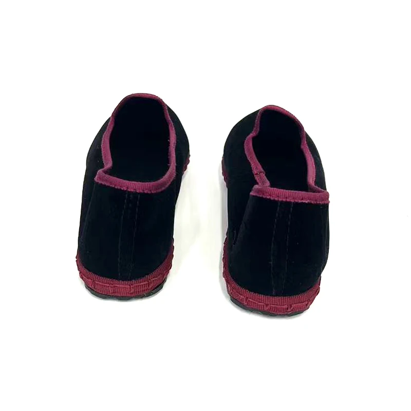 Velvet Black Flats Shoes Women Slip on Casual Streetwear Hand Stitch Loafers Flannel Round Toe Ladies Mary Janes Shoes Footwear - Image 4