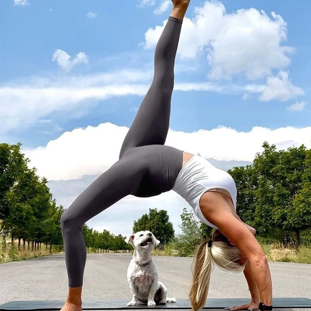1PC Plus Size Pocket Yoga Pants Women Solid Fitness Sports Leggings High Waist Elastic Gym Tights Female Running Trousers XXXL - Image 5