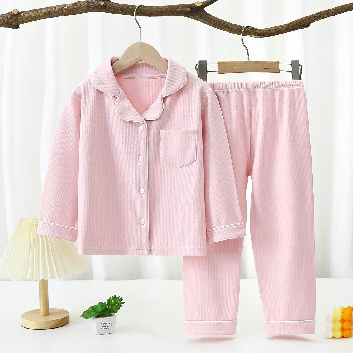Baby Girls Clothes Pajamas Sets Boy Pyjamas Kids Homewear Cotton Sping Autumn Nightwear Children's Indoor Clothing Pijamas Suit - Image 3