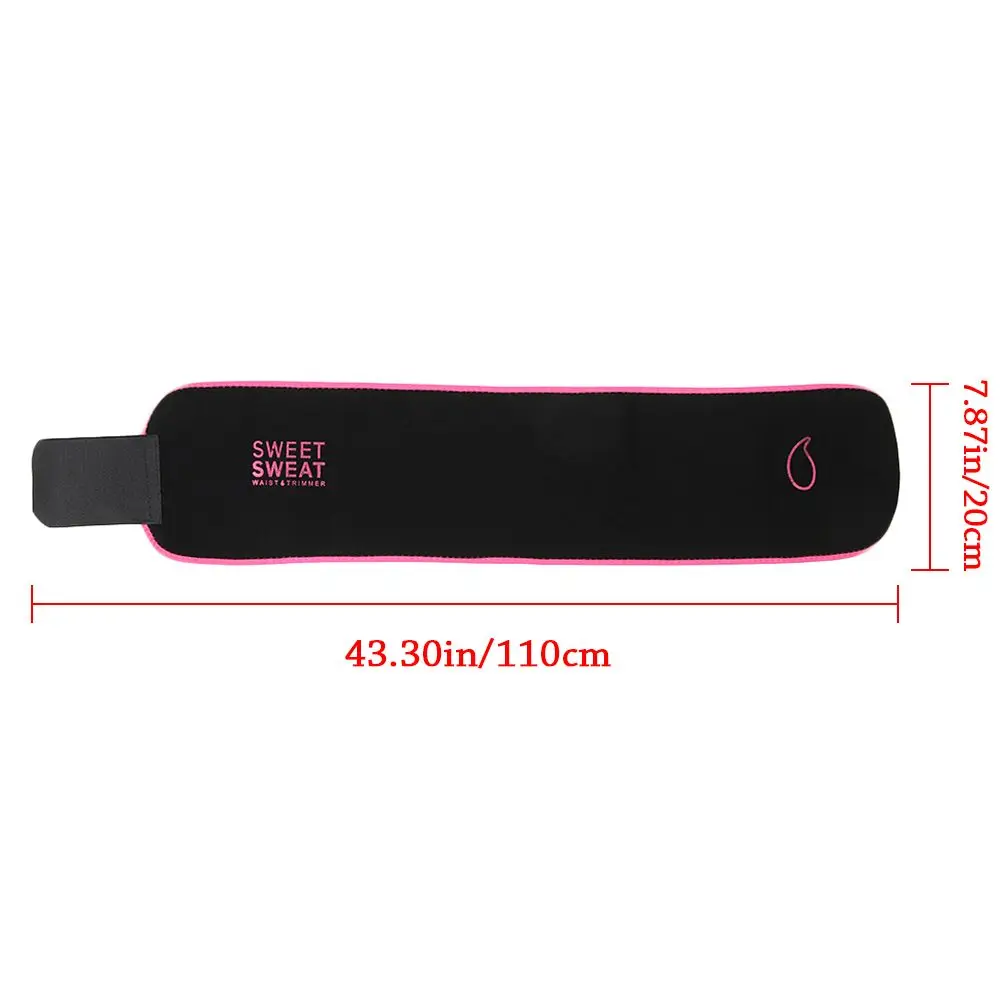 SWEET SWEAT Women Slimming Belt Fitness Corset Waist Support Adjustable Sweat Waist Trainer Body Shaper Lumbar Belt - Image 6