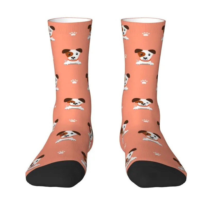 Jack Russell Terrier Crew Socks – Funny Dog Tattoo Novelty Socks for Men & Women - Image 7