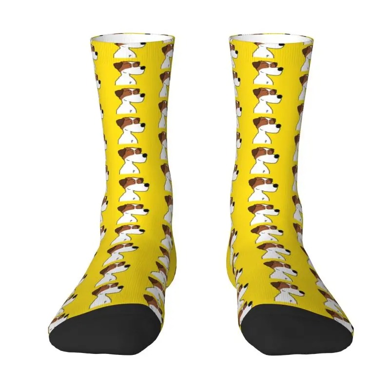 Jack Russell Terrier Crew Socks – Funny Dog Tattoo Novelty Socks for Men & Women - Image 3
