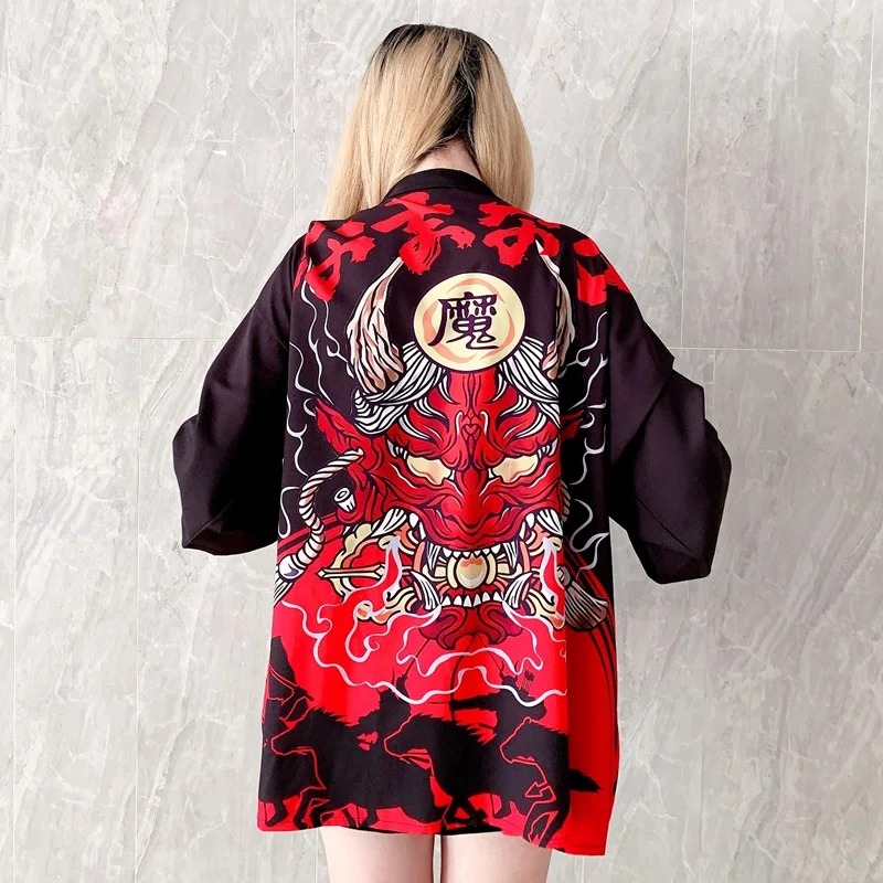 Women’s Japanese Haori Kimono – Summer Yukata Beach Streetwear - Image 5