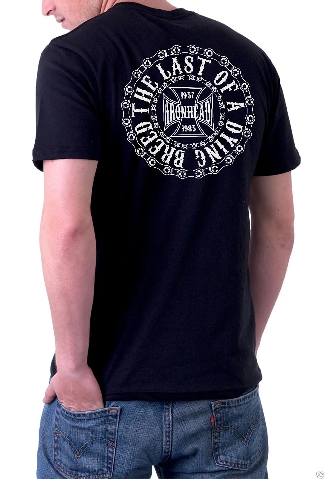 Ironhead Sportster T-Shirt – The Last of a Dying Breed Cotton Tee - Image 3