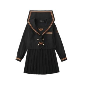 Royal Admiral's Orthodox JK uniform,top student School Women Novelty Sailor Suits Yankee Girl cosplay Uniform